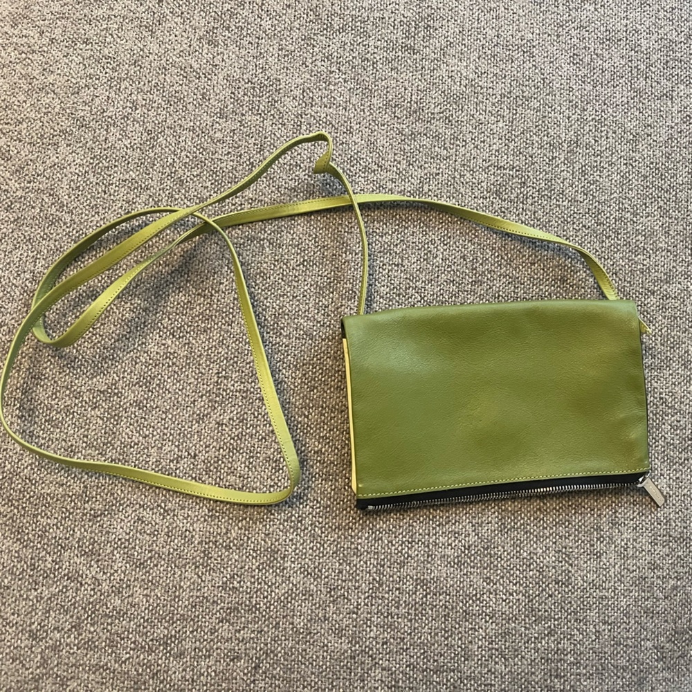Leather crossbody